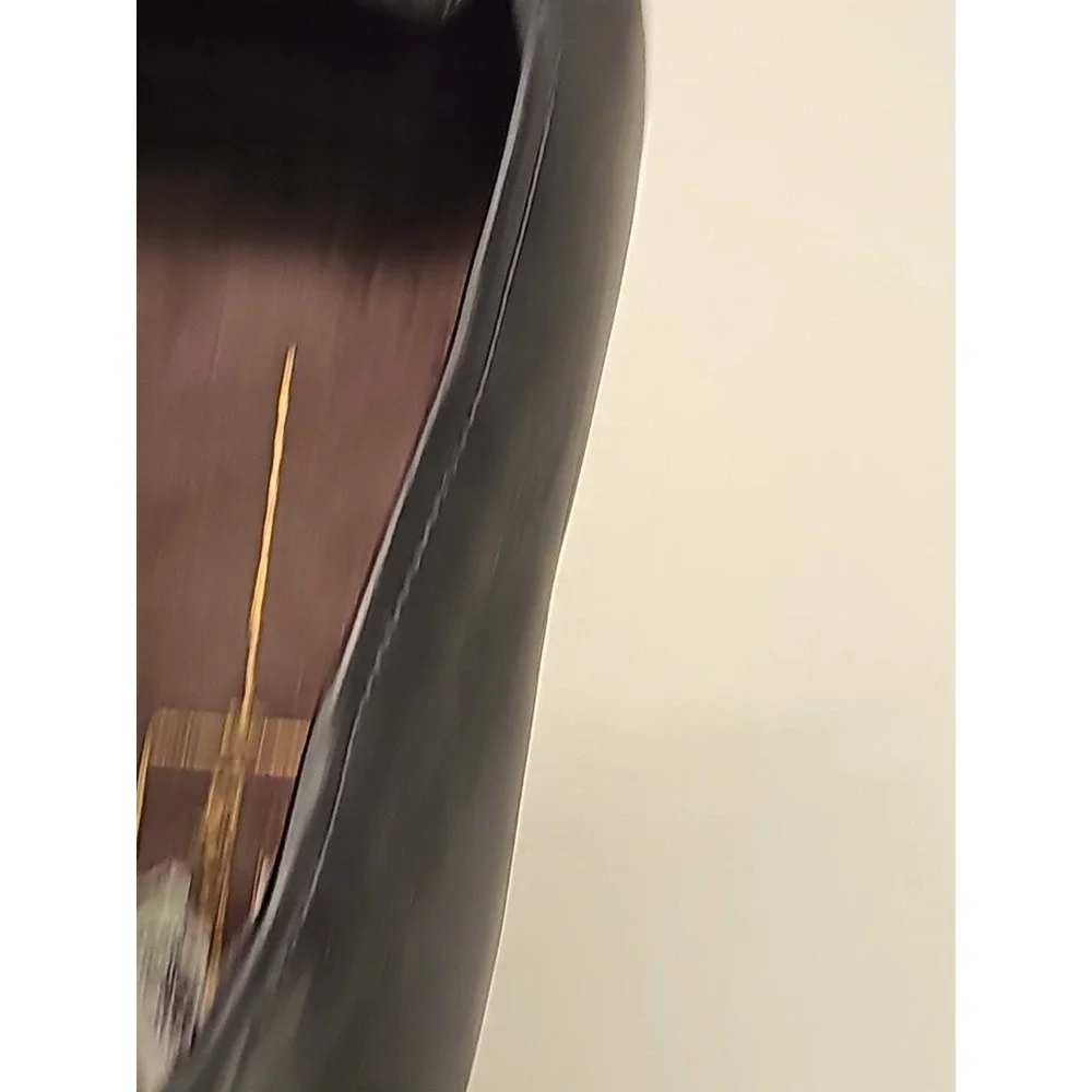 Clarks Timeless Black Leather Lea Slip On Womens Shoe Loafer‎ 8N